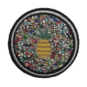 China Excellent Craftwork Rhinestone Applique Patches For Clothing Durable factory