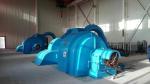 Efficiency Pelton Hydraulic Turbine Generator 6-10kV Cast Iron/Stainless Steel