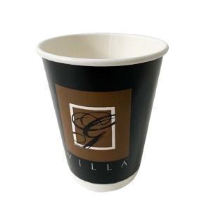 China 8 Oz Water Based Double Layer Paper Cup Disposable Custom Paper Coffee Cups factory