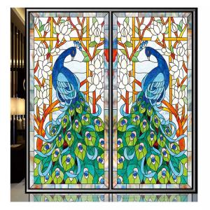 China Church Decorative Beveled Stained Glass Decorative Panels Hand Painted 3mm factory