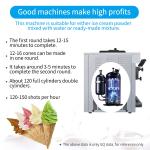 Small Size Three Flavors Table Top Soft Ice Cream Machine 6236 CE ETL Approved