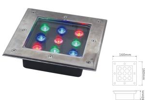 China GR2 Square Underground light factory