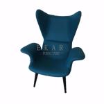 Modern Metal Legs Leisure Fabric Relax Chair ZZ-ZKB010