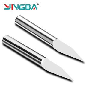 China 1 Flute Sharp Milling Cutter Metal End Mill Flat Bottomed For Woodworking CNC Carving factory