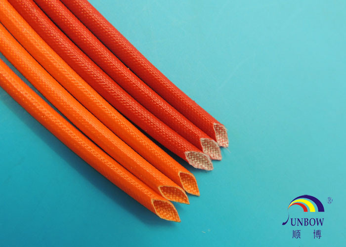 Yellow F Class Acrylic Fiberglass Sleeving Electrical Heat Protection Sleeve