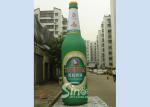 Outdoor 5 meters high inflatable beer bottle with LED light available for