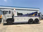 Euro 3 Dongfeng 20 Tons Towing Vehicle Recovery Tow Trucks Integrated