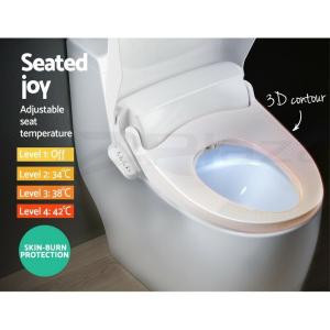 China Dual Nozzles Automatic Sanitary Toilet Seat Washing Power Self Cleaning Bidet factory