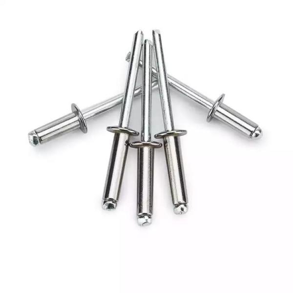 Binding Head DIN 7337 Pop Blind Rivets With Large Flange Rivet Aluminum Blind
