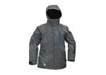 Colorful Mens Quilted Ski Jacket , Waterproof Mens Grey Ski Jacket