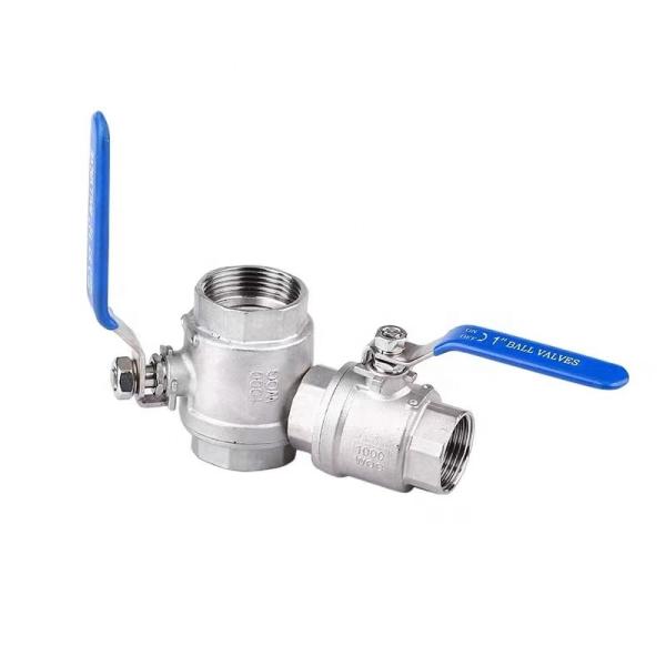Female Connection and Stainless Steel 201 Iron Ball Valve DN32 for Joining Pipe