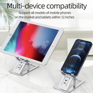 China ROHS Height Adjustable Tablet Stand , 114g Ipad Stand Adjustable Height factory