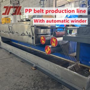 Automatic Take-Up PP Strap Band Extrusion Line With 125MM Screw Material 350
