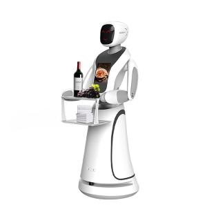 China DC 24V 50W Restaurant Service Robot Hotpot Automated Delivery Robots factory