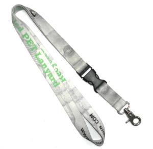 China USA Flag Metal Hook Neck Strap Lanyards Customized , Silk Screen Lanyards factory