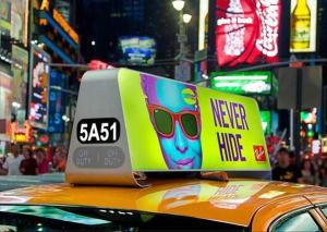 China P4 External Advertising Car Led Sign Display Wireless Control High Brightness factory