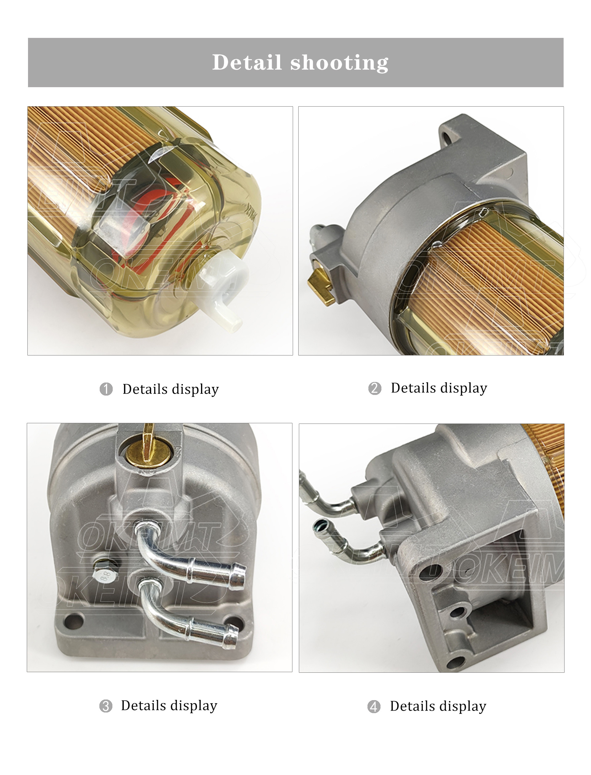 YN21P01088F1 SK250-8 Excavator Oil Water Separator Filter ASSY