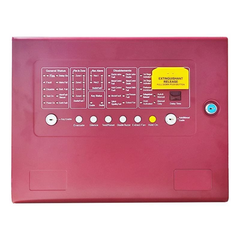 High-Performance 4-Zone Gas Fire Suppression Control Panel for Reliable Fire Fighting Solutions