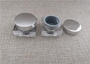 China Clear Plastic Cosmetic Jars Environmentally Friendly Silk Screen Printing factory