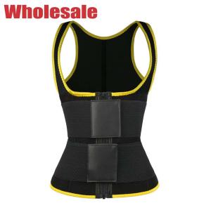 China 9 Steel Boned Workout Waist Trainer Vest Slimming Sauna Tank Top factory