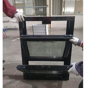 China Fold Up Aluminum Hung Window Side Hung Inward Window 32x60 factory