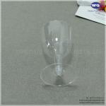 4oz/6oz Clear Plastic Red Wine Glasses , Durable Disposable Plastic Drink