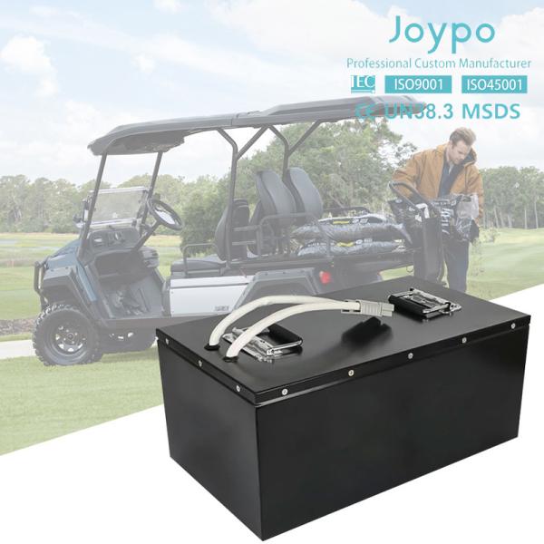China Smart BMS 48 Volt Golf Cart Lithium Battery LiFePO4 Club Car Lithium Batteries factory