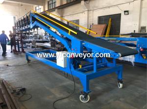 China Adjustable Truck Loading Belt Conveyor/Telescopic Conveyor System factory