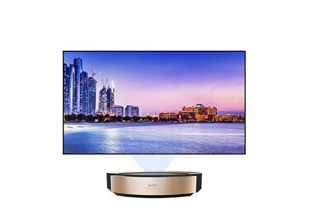 Edgeless Fixed Frame Screen , Fixed Wall Projector Screen HDTV 16/9 Format 0.8 Gain