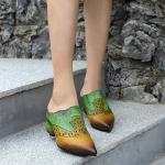 S255 New fashion temperament women's heel shoes wild pointed sexy cool