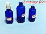 Cosmetic Glass Blue Serum Dropper Bottle 20ml 30ml 50ml Luxury Essential Oil