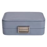 Ring / Cosmetics Portable Travel Jewelry Box Square Shape Easy To Take