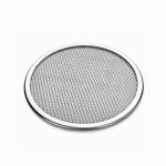 Seamless Rim Aluminium Pizza Pan , Round Pizza Trays Cookware Bakeware 1mm
