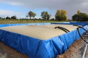 China Flexible PVC Inflatable Pool For Fish , Shrimp Collapsible Water Tank factory