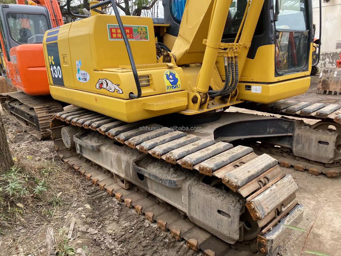 used excavator komatsu pc130/original engine second hand komatsu pc130 in low price on sale