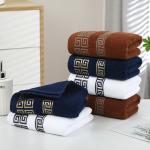 Custom Logo Quick Dry 100% Cotton Fabric Hotel Bath Towel Set for Occasion