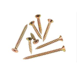 China Zinc Plated Metric DIN7505 Countersunk Head Chipboard Screws for Harden MDF Furniture on sale