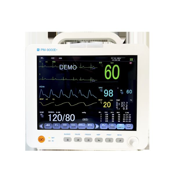 China ISO13485 FSC Certified Multi Parameter Patient Monitor with 12.1'' TFT Color LCD for Hospital Ward Use factory