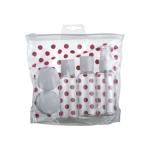 7pcs PET Bottle PP Cap PS Jar PUMP SPRAYER Travel Kits for Airline Metamorphosin