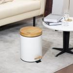 Basic 3L 5L 12L 20L 30L Stainless Steel Round Pedal Bin with Soft Close Inner
