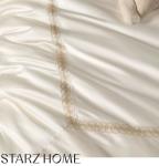 100% Cotton Sateen Bedding Sets European Style 200S Double Stranded Long Staple