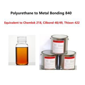 China Polyurethane to Metal Bonding 840 One Coat Surface Treatment Equivalent to Chemlok 218 Cilbond 48/49 Thixon 422 factory