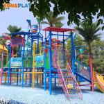 Summer Waterslide Fiberglass Playground Water Park Outdoor Entertainment