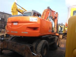 China Year 2008 17T weight Used Wheel Excavator Hitachi ZX160W ISUZU engine with Original Paint factory