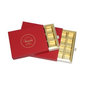 China Red 4cm Height Chocolate Gift Packaging Boxes , Printed Chocolate Boxes 20 Cavity factory