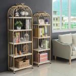 Bird Cage Shape 170cm Height Steel Book Rack Rustproof