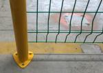 1.0mm-3.2mm Welded Wire Fence , SGS Garden Pvc Coated Wire Mesh