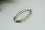 High quality hanging gunmetal nickle bag accessories zinc alloy 54MM spring o