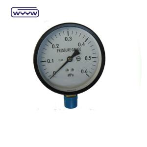 China High Accuracy Precision Test Pressure Gauge Manometer bottom Mount factory