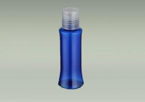 China Blue Flaring Airless Cosmetic Packaging 145mm Height Offset Printing factory